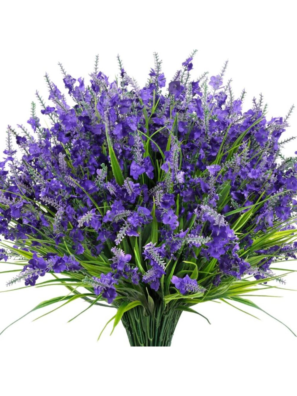 20 Bundles UV Resistant Artificial Lavender Flowers - Faux Silk Plants for Home